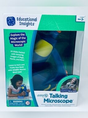Educational Insights GeoSafari Jr. Talking Microscope Preschool STEM Toy Sealed